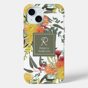 Australian Summer Bush Blooms iPhone 15 Case