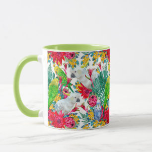 Australian Summer Tropical Parrot Mug