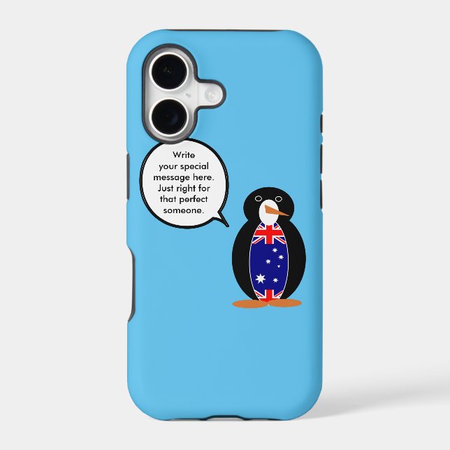 Australian Talking Ms Penguin Personalised  (Back)