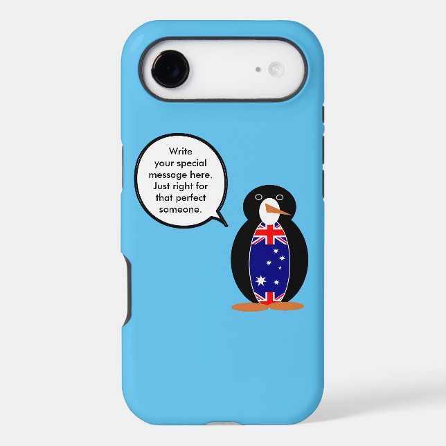 Australian Talking Ms. Penguin Personalised Text  (Back)