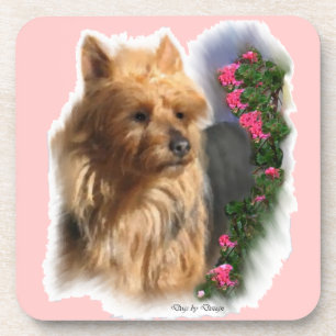 Australian Terrier Art Coaster