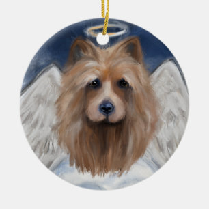 AUSTRALIAN TERRIER CERAMIC TREE DECORATION