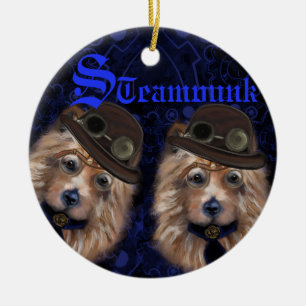 Australian Terrier Ceramic Tree Decoration