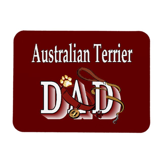Australian Terrier Dad Magnet (Horizontal)