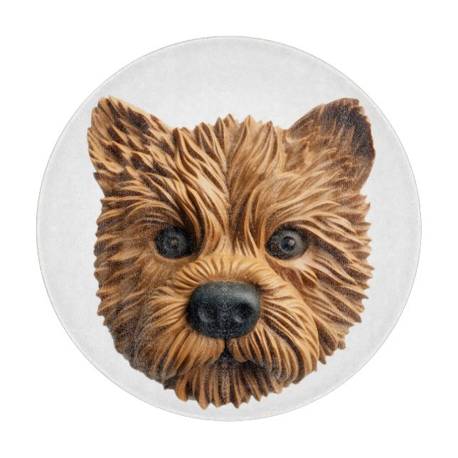 Australian Terrier Dog 3D Inspired Cutting Board (Front)