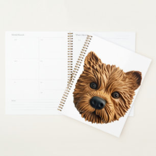 Australian Terrier Dog 3D Inspired Planner