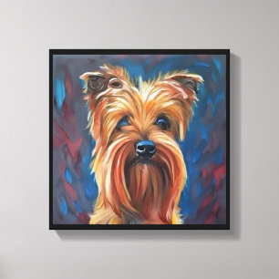 Australian Terrier - Dog Portrait Canvas Print