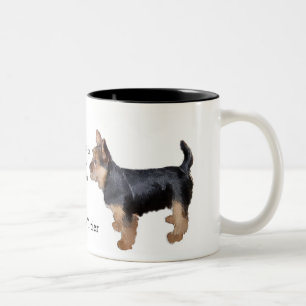 Australian Terrier Gifts Two-Tone Coffee Mug