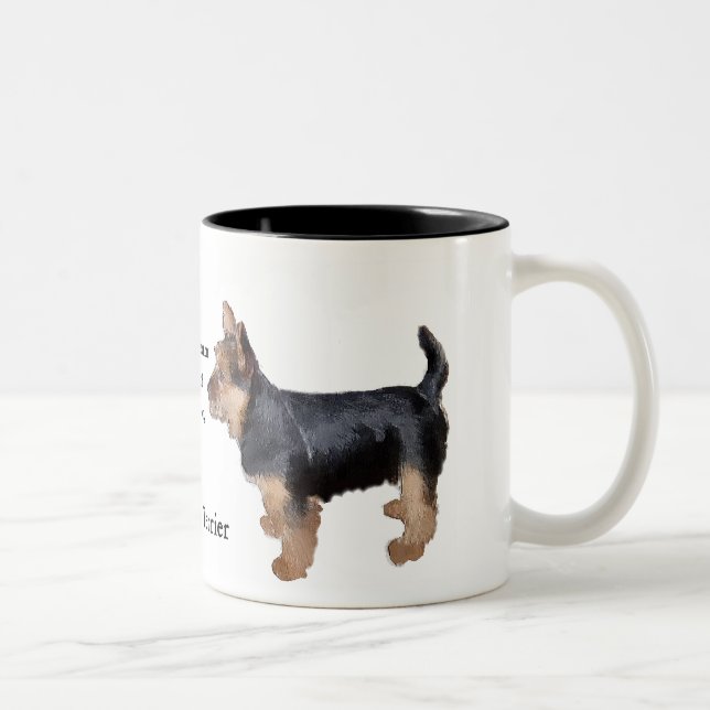 Australian Terrier Gifts Two-Tone Coffee Mug (Right)