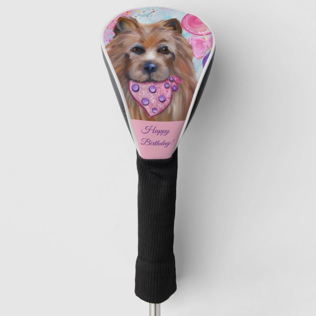 AUSTRALIAN TERRIER   GOLF HEAD COVER (Front)