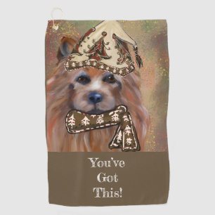 AUSTRALIAN TERRIER GOLF TOWEL