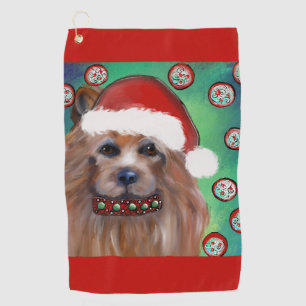  AUSTRALIAN TERRIER GOLF TOWEL