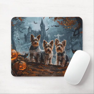 Australian Terrier Halloween Night Doggy Delight Mouse Mat