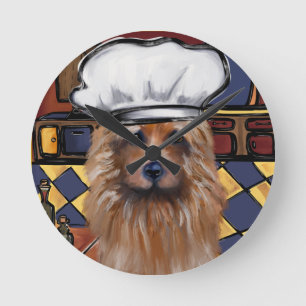 Australian Terrier   Round Clock
