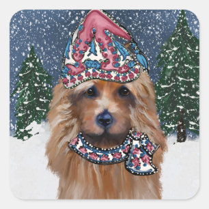 Australian Terrier Square Sticker