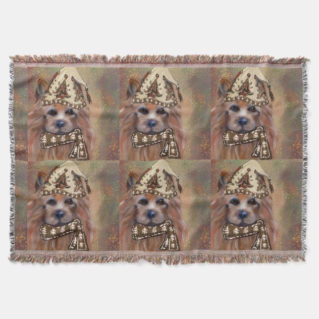 AUSTRALIAN TERRIER THROW BLANKET (Front)