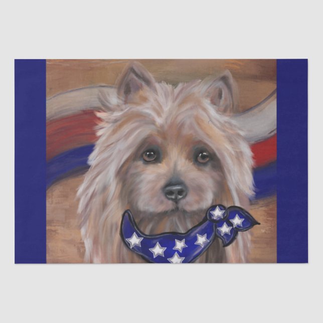  AUSTRALIAN TERRIER   TISSUE PAPER (Front)