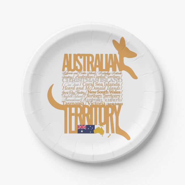 Australian Territory / Australian Territory Paper Plate (Front)