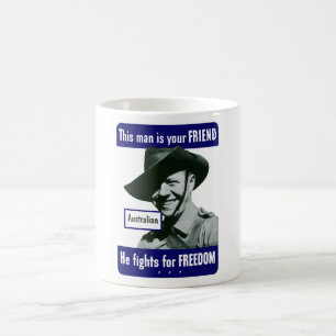Australian -- This Man Is Your Friend Coffee Mug