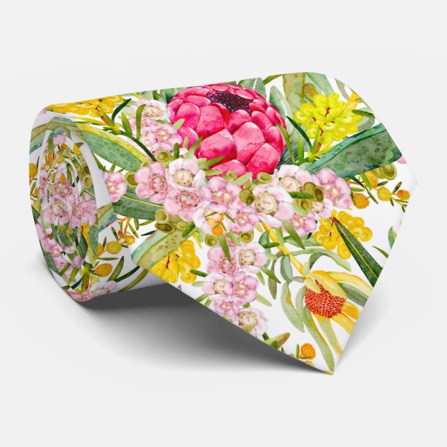 Australian Tropical Summer Tie (Rolled)