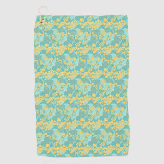 Australian wattle blossoms golf towel