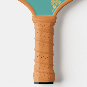 Australian wattle blossoms pickleball paddle