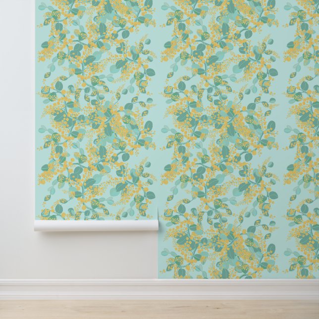 Australian wattle blossoms Wallpaper (Application)