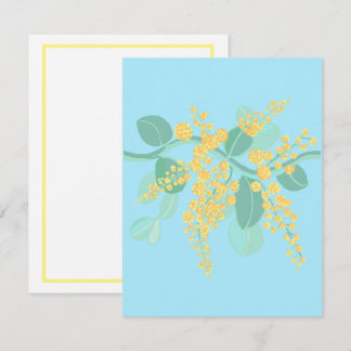 Australian wattle Enclosure Card