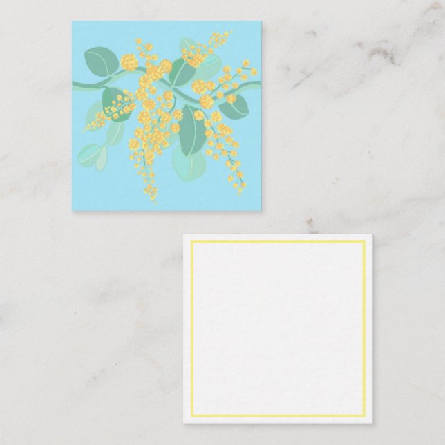 Australian wattle Enclosure Card (Front/Back)