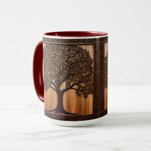 Australian Wattle Tree 3D Wood Print,  Mug