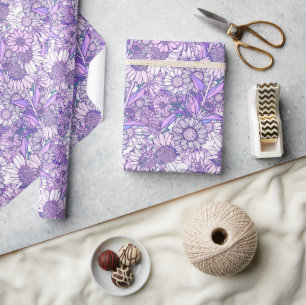 Australian Wildflower Garden Wrapping Paper