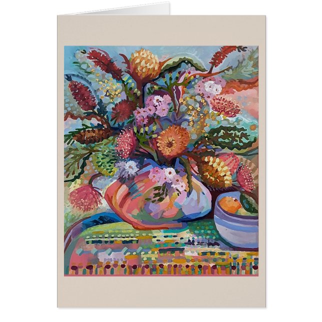 Australian wildflowers art print (Front)