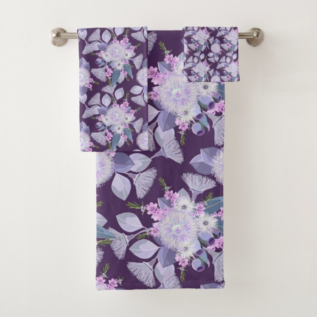 Australian Wildflowers Bath Towel Set (Insitu)