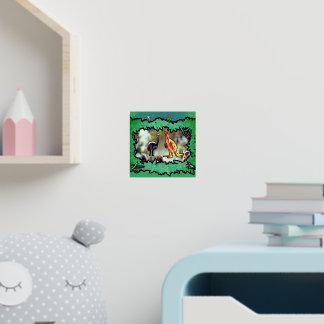 Australian Wildlife Bushland Frame Foil Prints