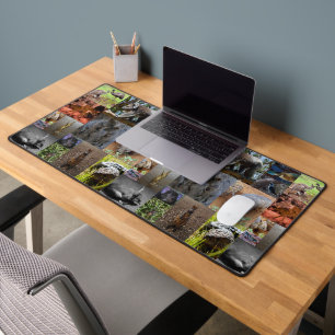Australian Wildlife Photo Collage, Desk Mat