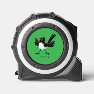 Australian Willie Wagtail cartoon personalised 1