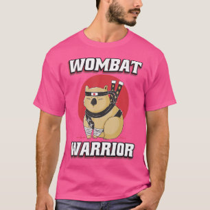 Australian Wombat Ninja Funny Marsupial Wombats T-Shirt