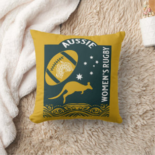 Australian Women's Rugby Sport Cushion