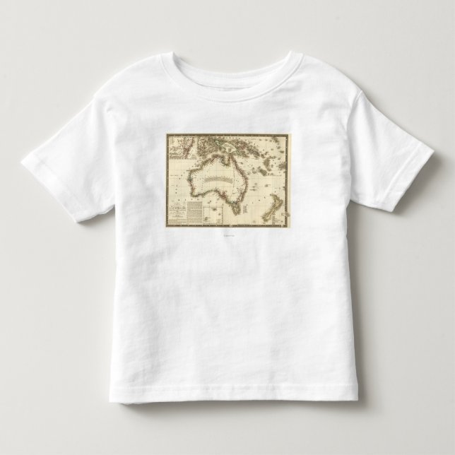 AustraliaPanoramic MapAustralia 2 Toddler T-Shirt (Front)