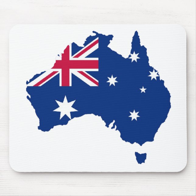 Australien Flagge Australia Style Design Mouse Mat (Front)