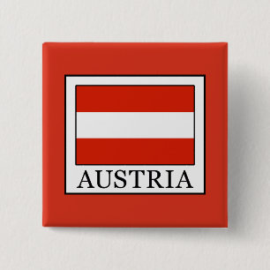 Austria 15 Cm Square Badge