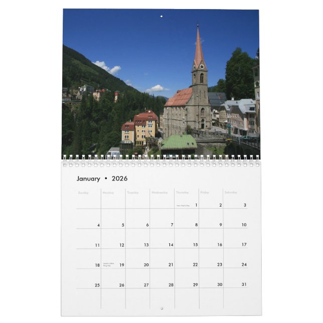 Austria 2012 calendar (Jan 2026)