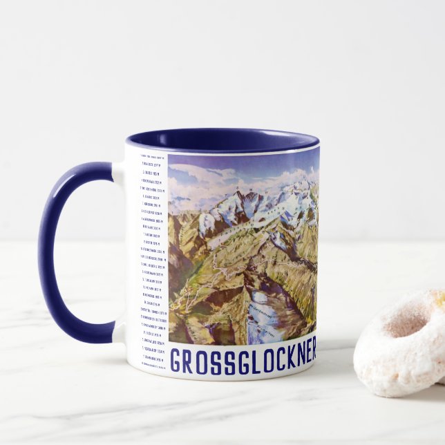 " Austria: 2021/today - Grossglockner Panorama Mug (With Donut)
