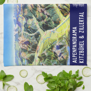 " Austria: 2021/today - Kitzbühel/Zillertal Ta Tea Towel