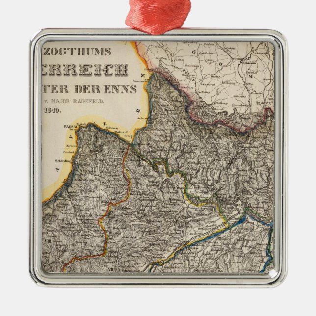 Austria 4 metal tree decoration (Front)