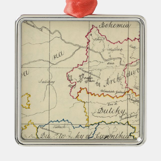 Austria 5 metal tree decoration (Front)