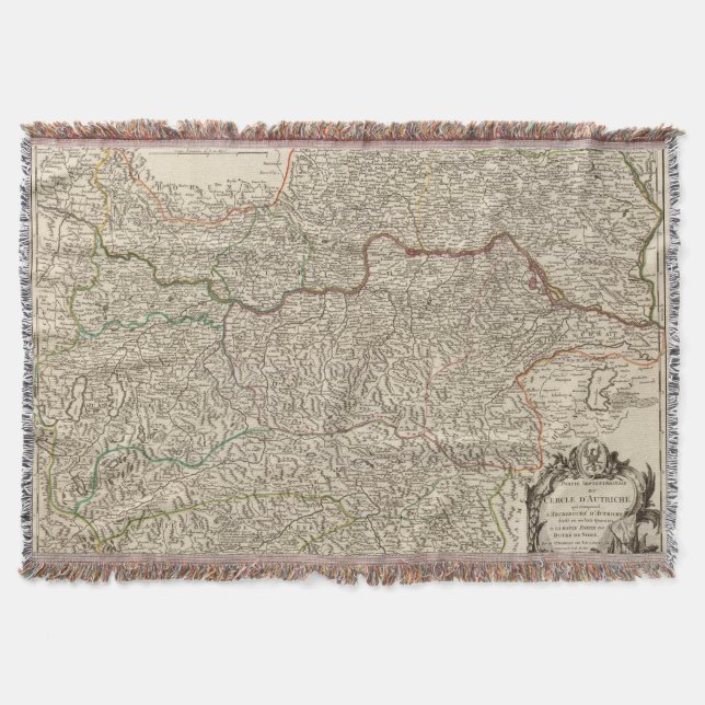 Austria 6 throw blanket (Front)