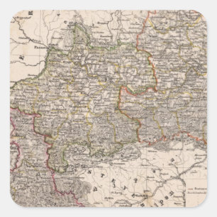Austria 7 square sticker