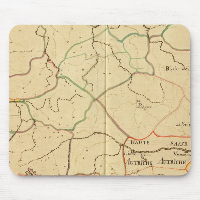 Austria and Czech Republic 3 Mouse Mat (Front)