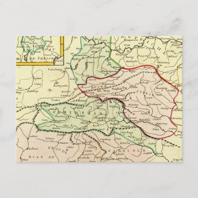 Austria and Slovenia Postcard (Front)